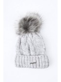 Light gray winter hat C12 - Online store - Boutique